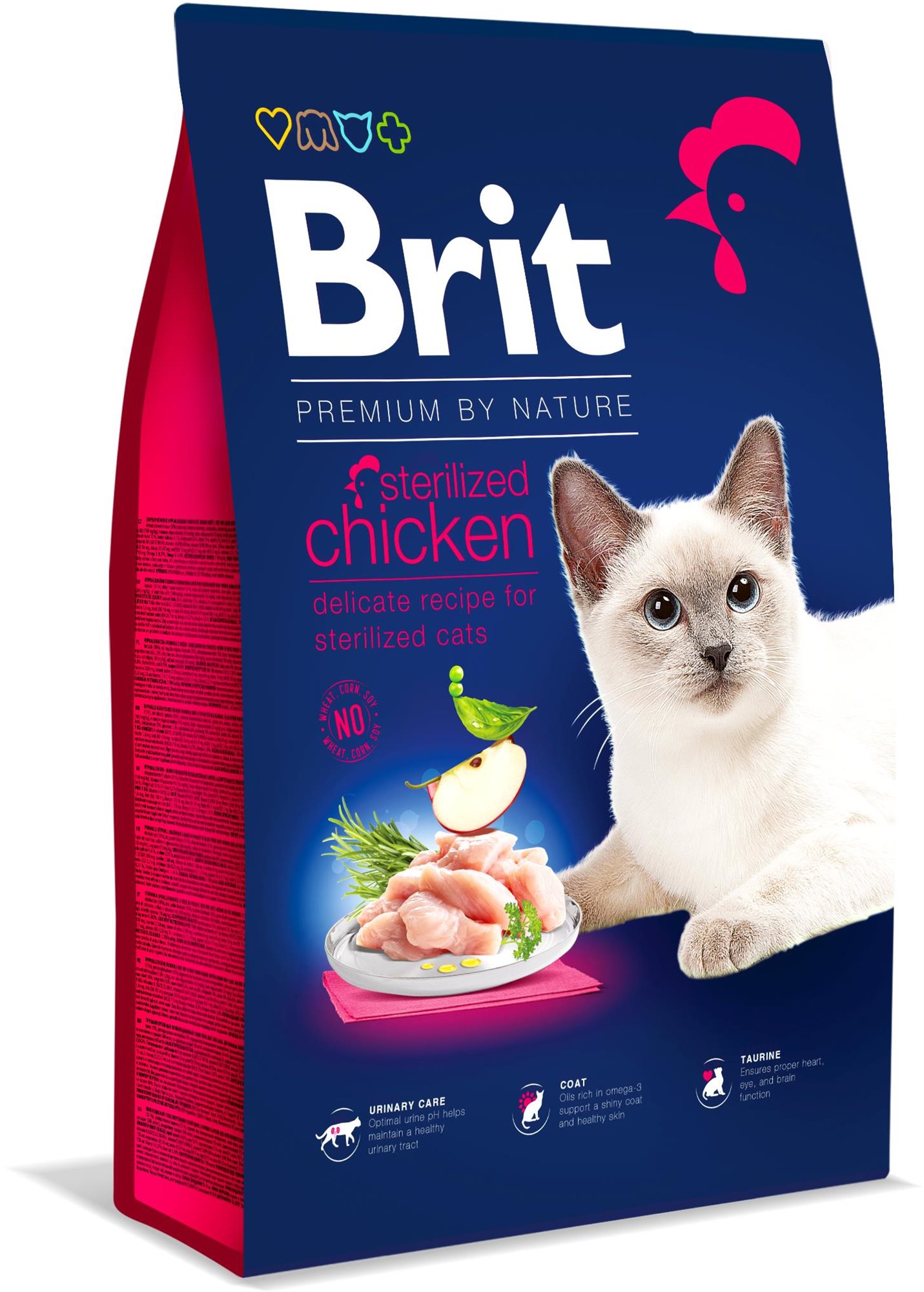Brit Premium by Nature Cat Sterilized Chicken 8 kg