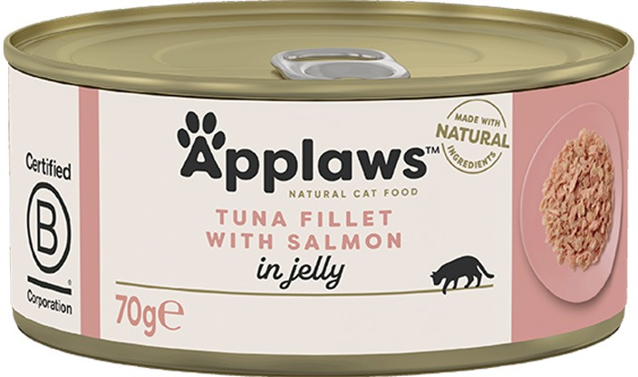 Applaws konzerva Jelly Tuňák a losos 70 g