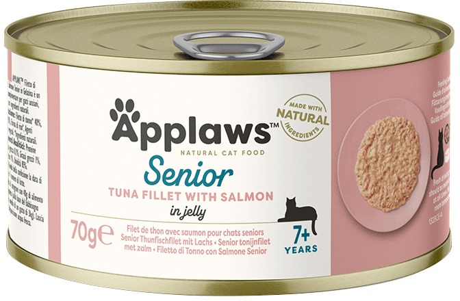 Applaws konzerva Senior Tuňák s lososem 70 g