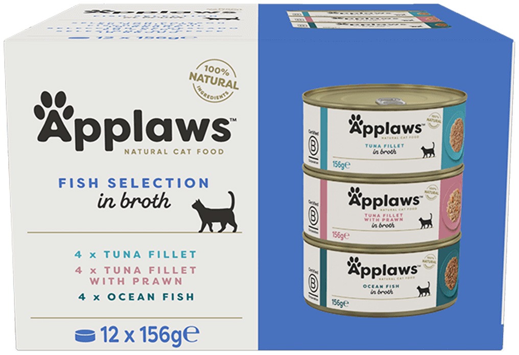 Applaws konzerva Multipack Rybí výběr 12 × 156 g