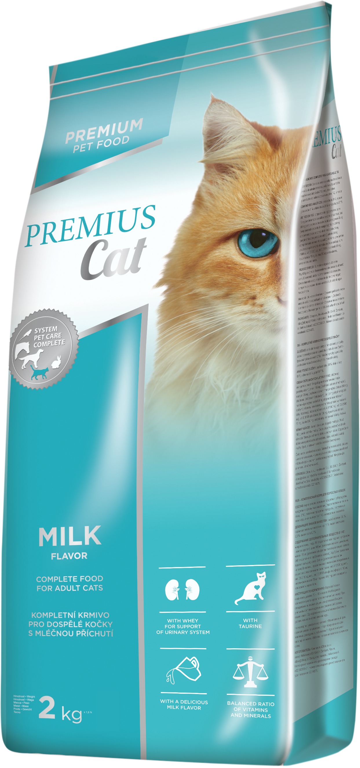 Premius granule pro kočky Milk 2 kg