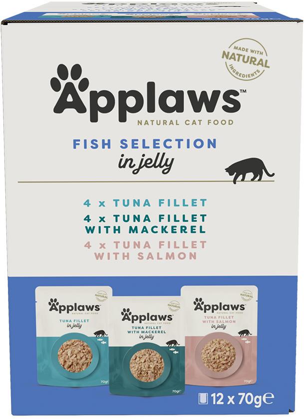 Applaws kapsičky multipack Rybí výběr v želé 12 x 70 g