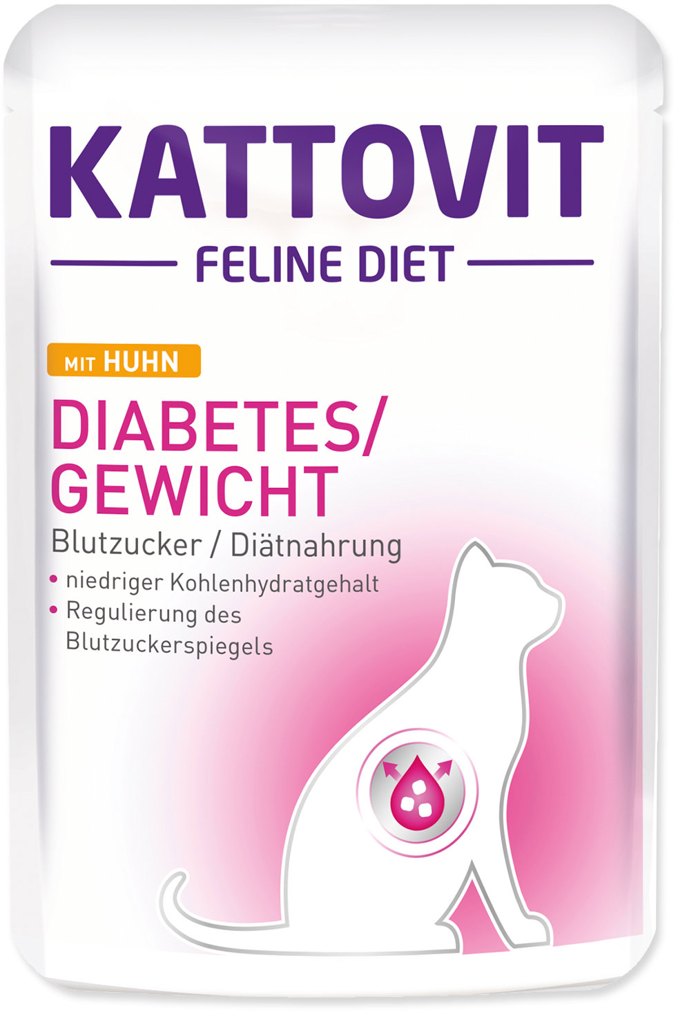 Kattovit Diabetes/Gewicht kuře 85 g