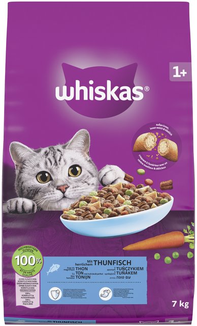 Whiskas granule tuňák pro dospělé kočky 7 kg