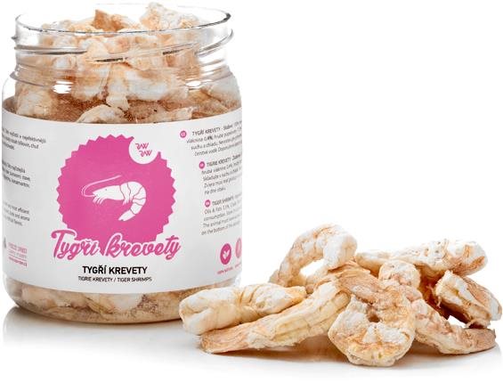 Raw Raw Pamlsky mrazem sušené Tygří krevety 50 g