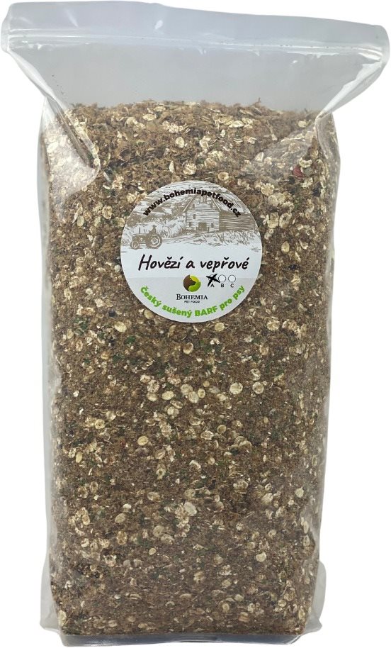 Bohemia Pet Food sušený barf hovězí a vepřové A 5 kg