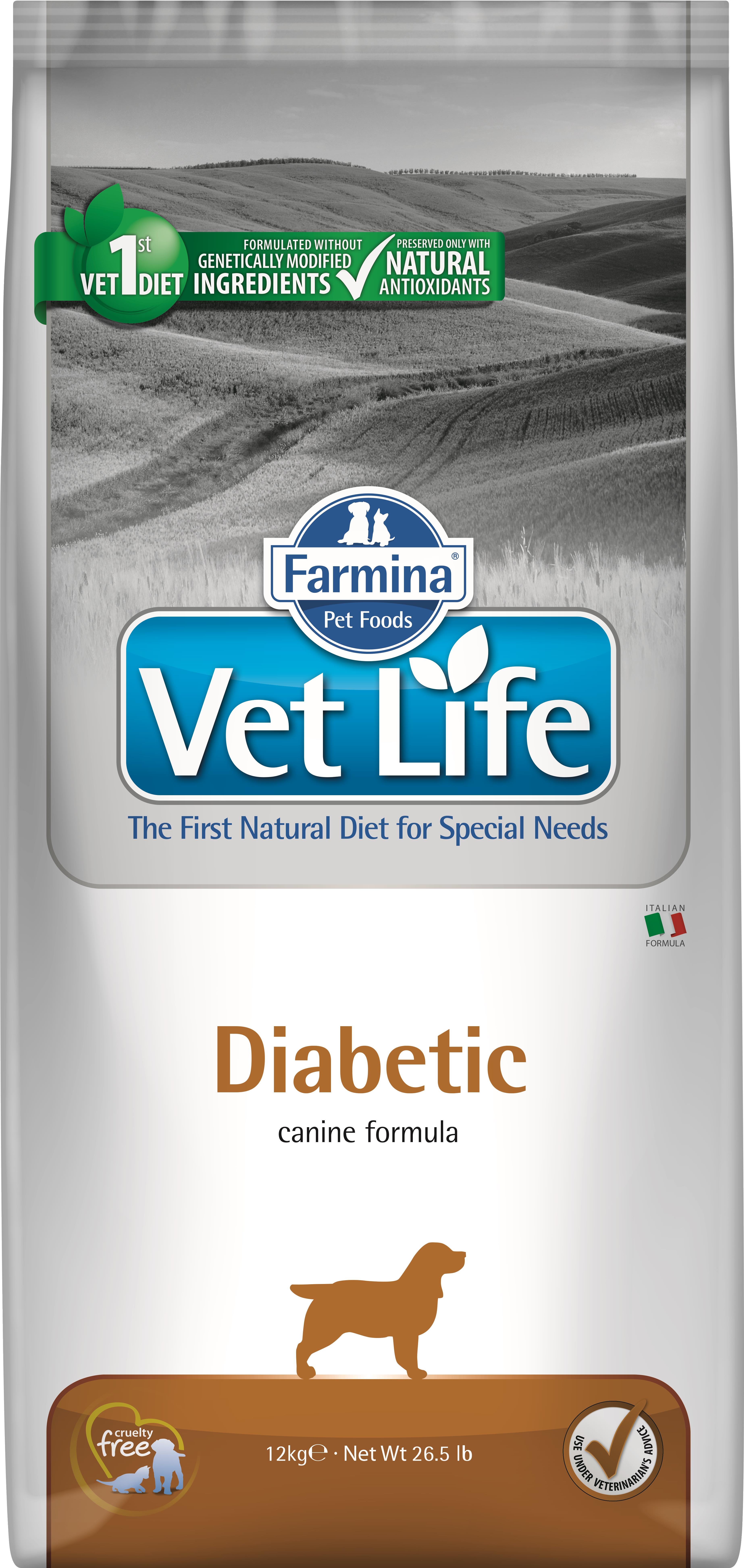 Vet Life Natural Dog Diabetic 12 kg