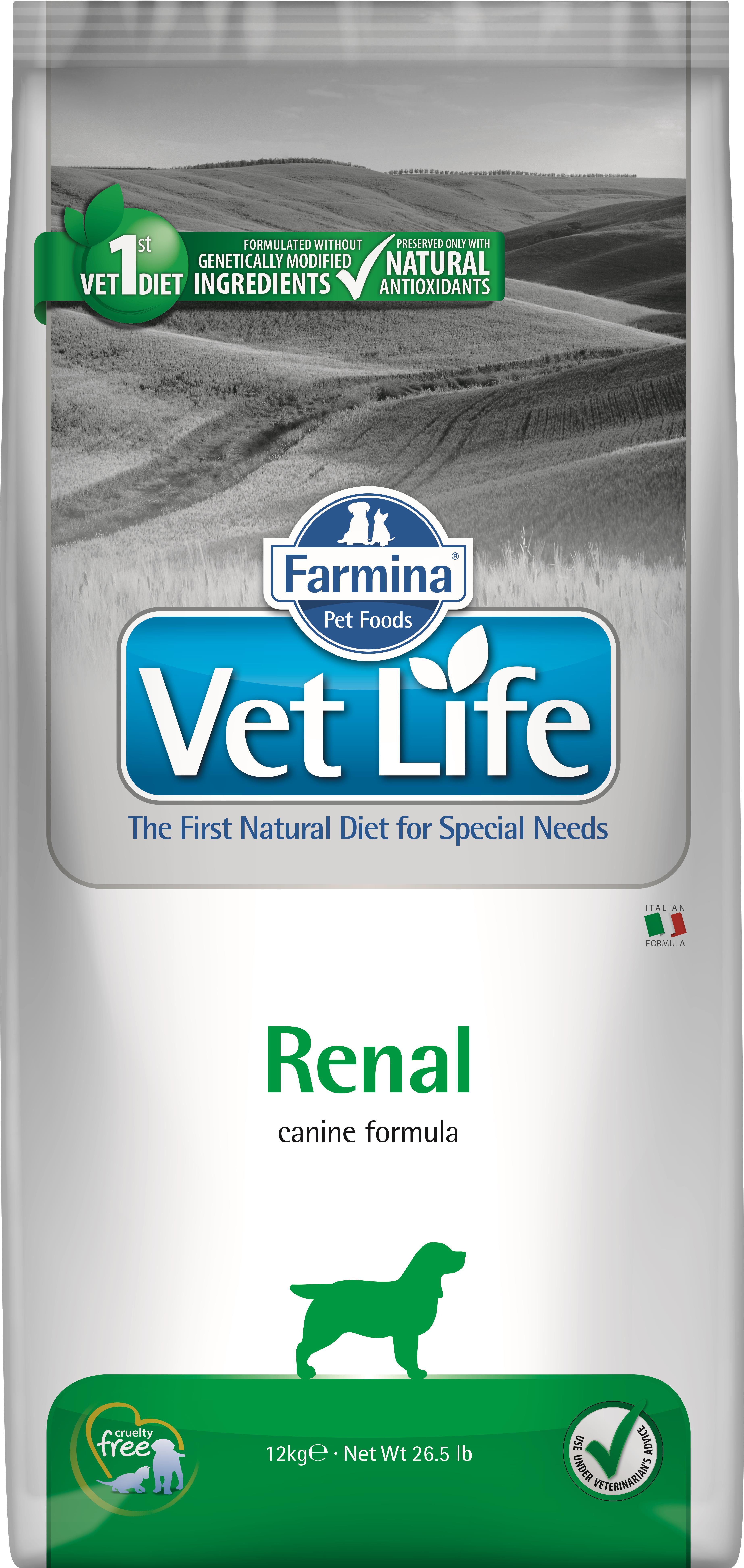 Vet Life Natural Dog Renal 12 kg