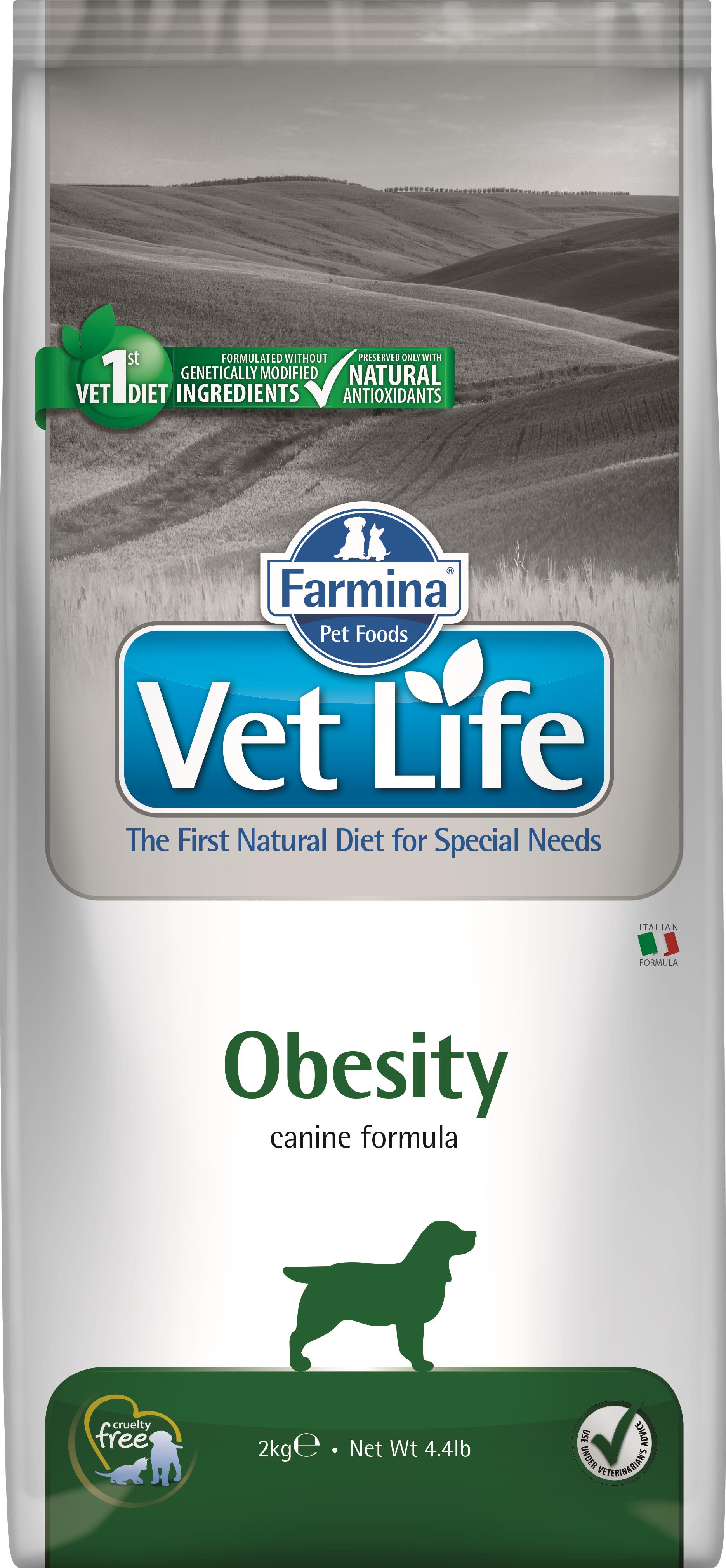 Vet Life Natural Dog Obesity 2 kg