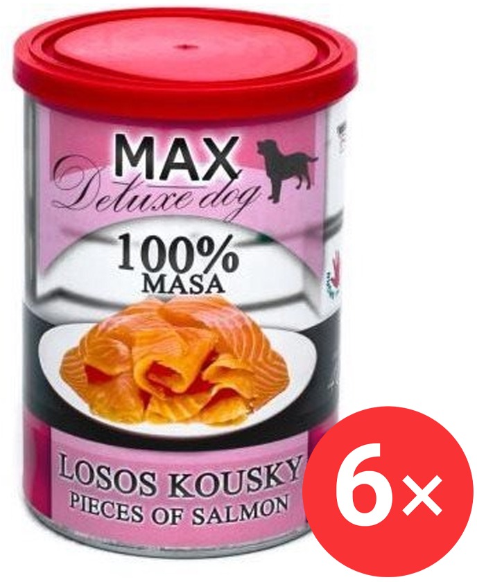 Sokol Falco MAX deluxe losos kousky 6 × 400 g