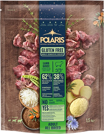 Polaris granule pro psy jehněčí, rýže 1,5 kg