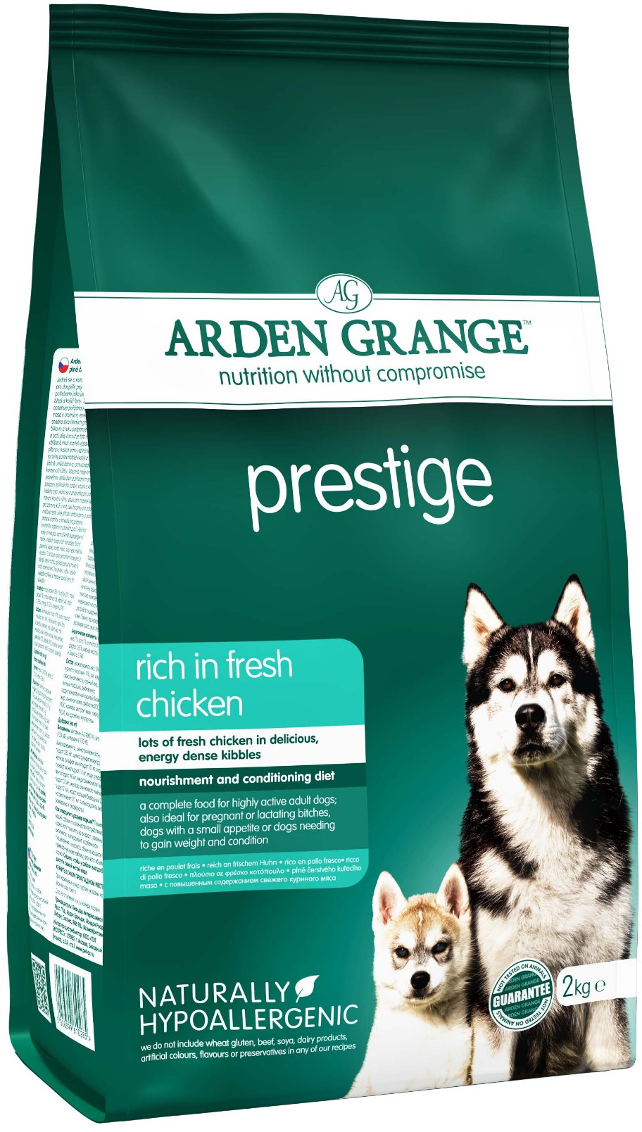 Arden Grange Dog Adult Prestige rich in fresh Chicken 2 kg