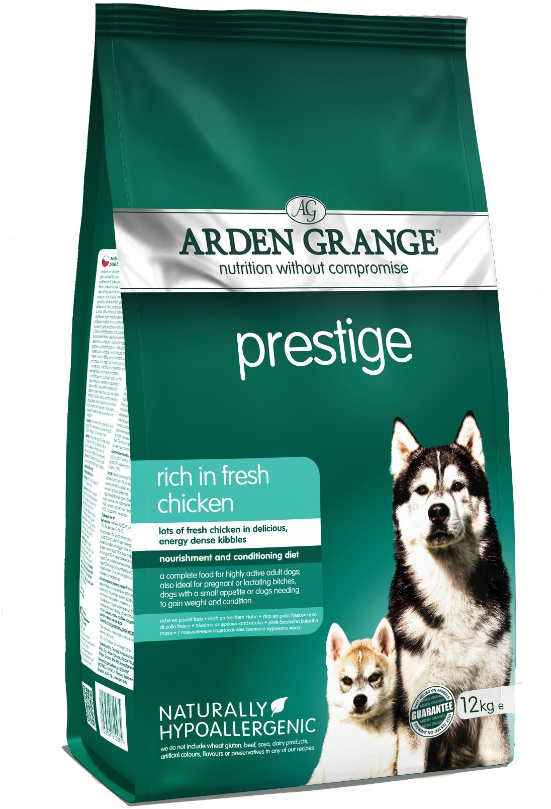 Arden Grange Dog Adult Prestige rich in fresh Chicken 12 kg