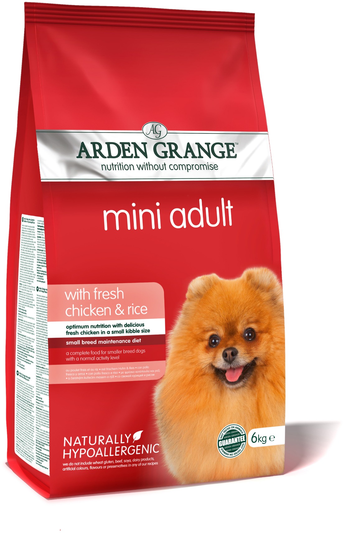 Arden Grange Dog Adult Mini with fresh Chicken & Rice 6 kg