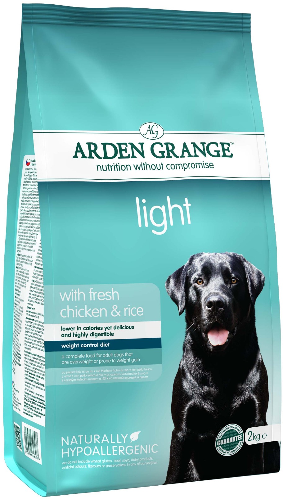 Arden Grange Dog Adult Light with fresh Chicken & Rice 2 kg