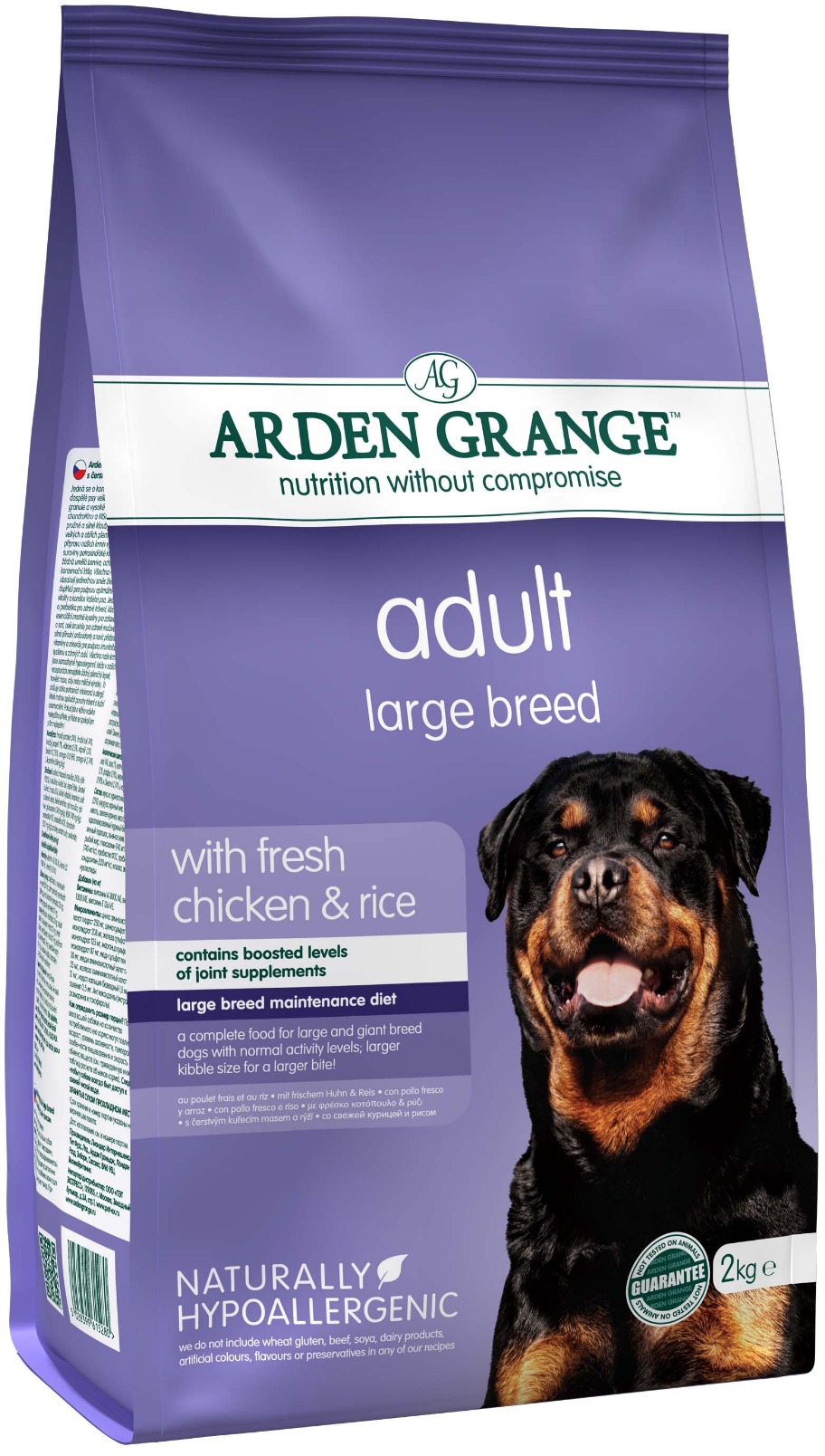 Arden Grange Dog Adult Large Breed fresh Chicken & Rice 2 kg