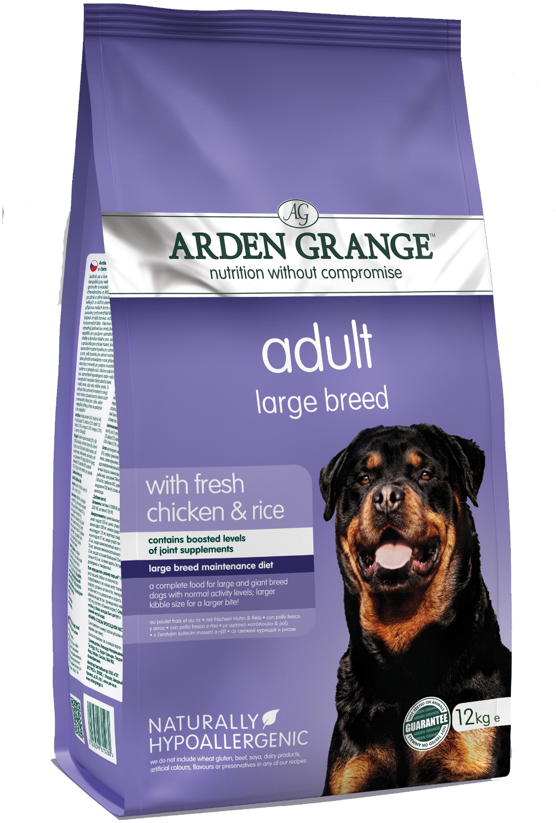 Arden Grange Dog Adult Large Breed fresh Chicken & Rice 12 kg