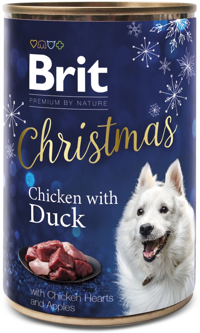 Brit Premium by Nature Vánoční kuřecí-kachní konzerva 400 g