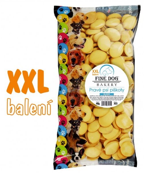 Fine Dog Piškoty žluté xxl balení 400 g