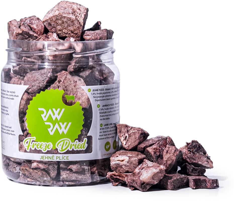 Raw Raw mrazem sušené Jehněčí plíce 50 g