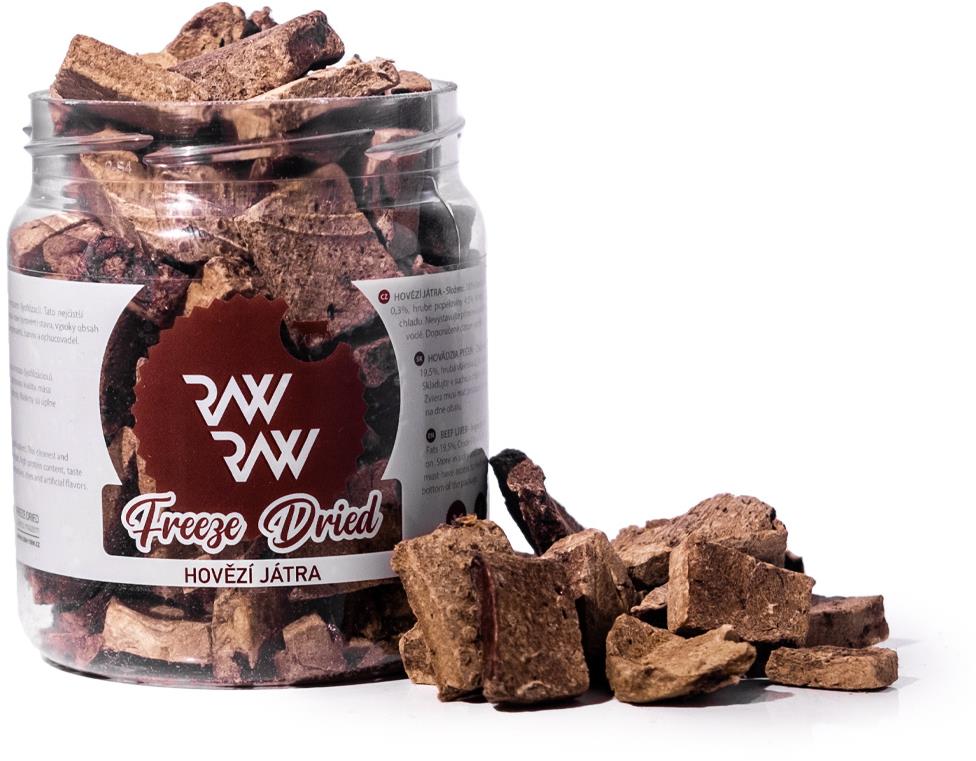 Raw Raw mrazem sušená Hovězí játra 90 g