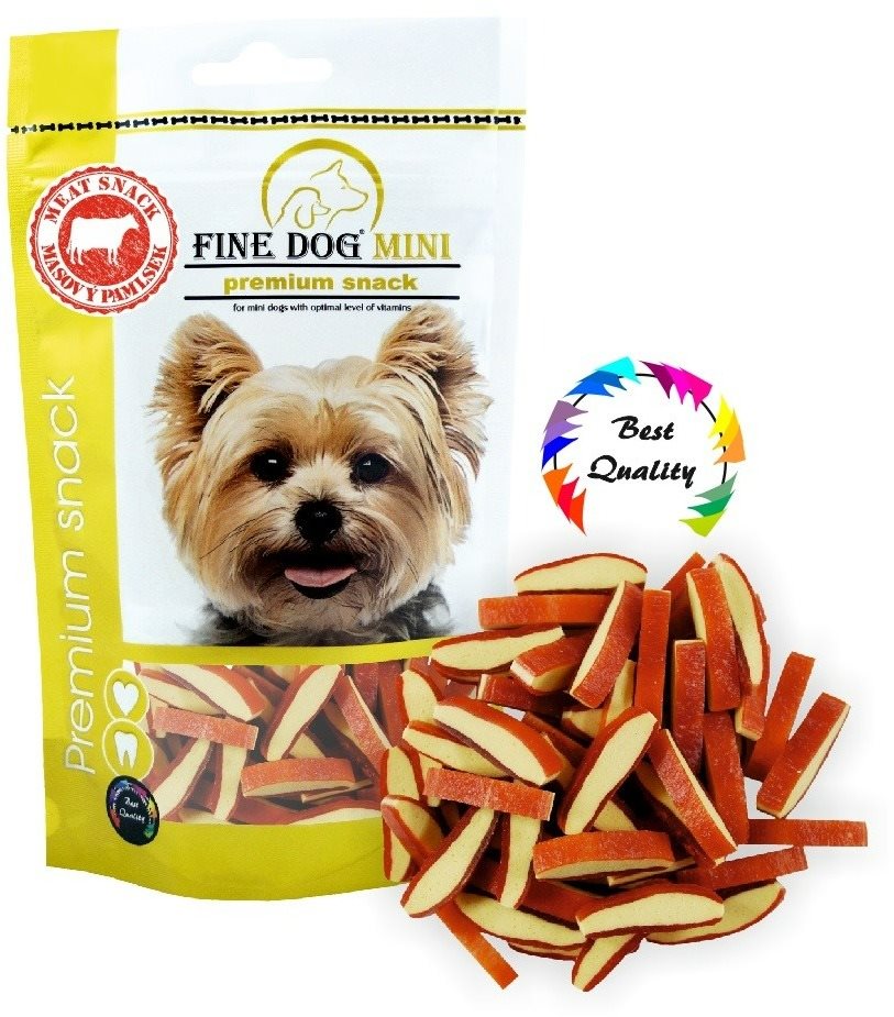 Fine Dog mini Sandwich mini strips hovězí 80 g