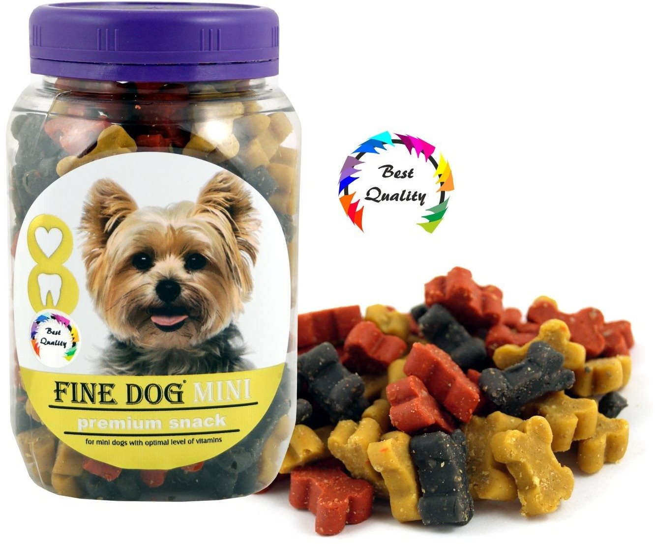 Fine dog mini soft mix kostičky 280 g