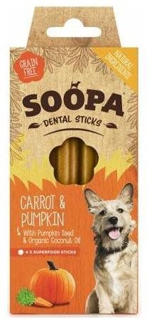 Soopa Dentální tyčinky s mrkví a dýní 100 g
