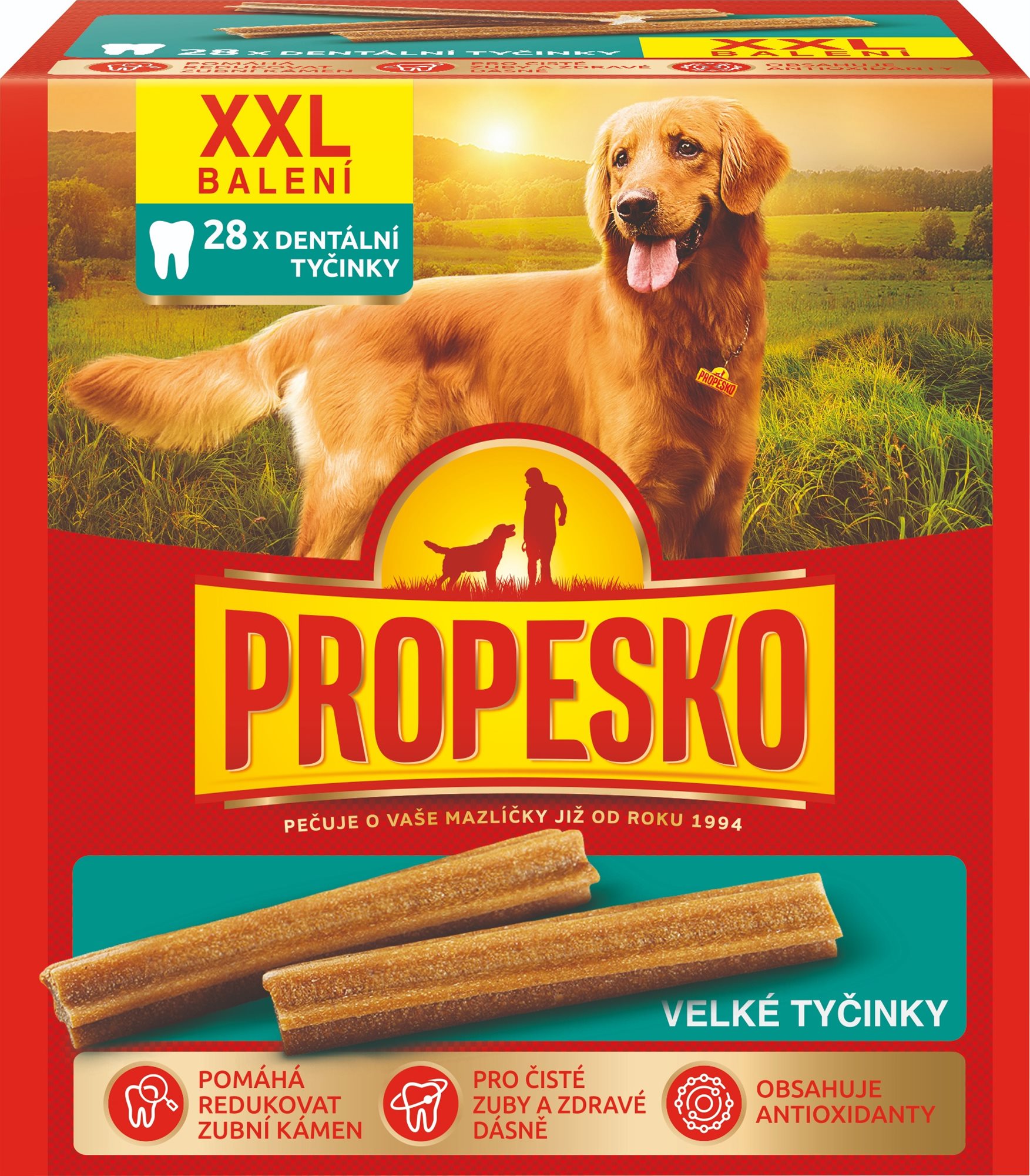 Propesko dentální tyčinky pro psy XXL 28 ks 720 g