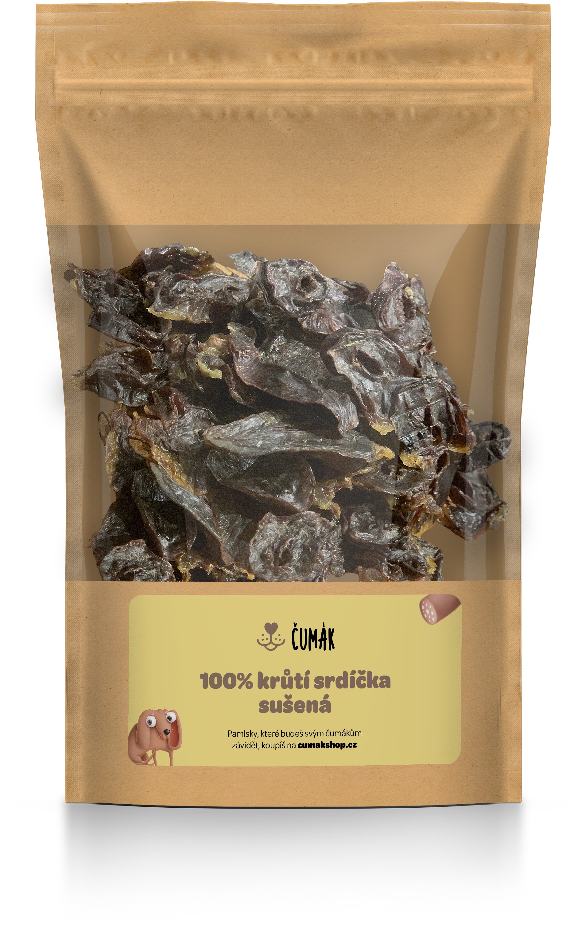 Čumák 100% Krůtí srdíčka sušená 100 g