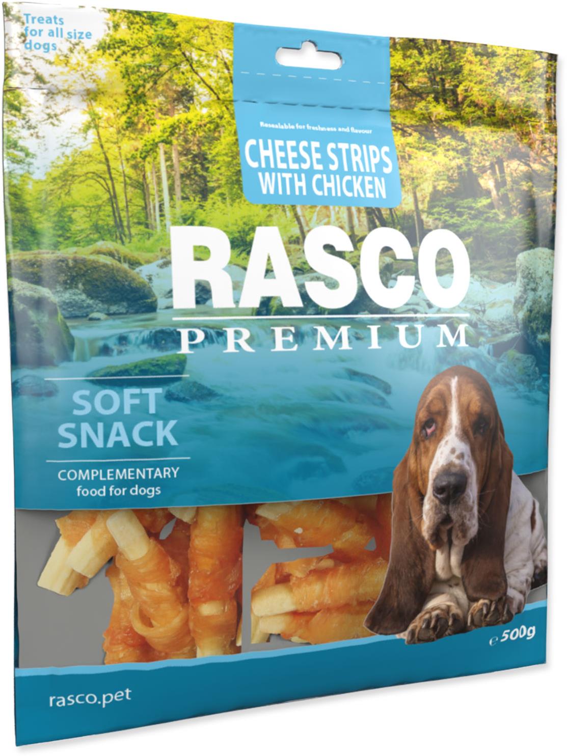 Rasco Premium Pochoutka sýrové proužky obalené kuřecím 500 g