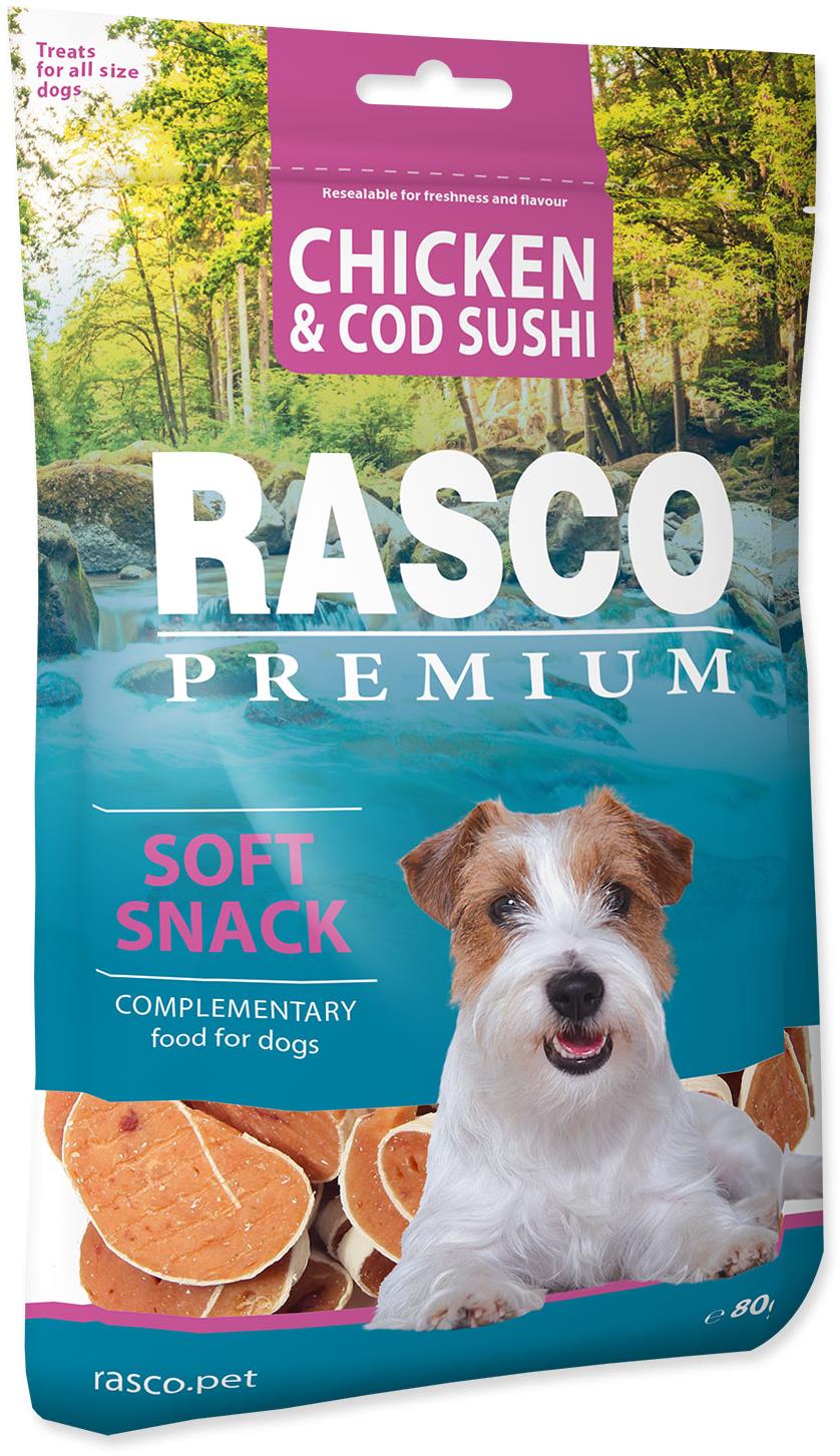 Rasco Premium Pochoutka sushi z kuřete a tresky 80 g