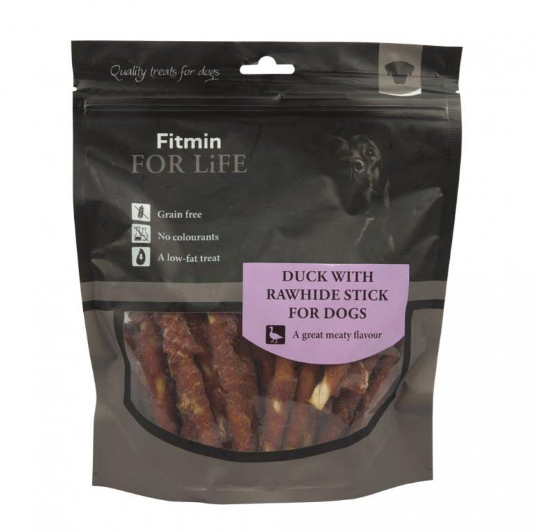 Fitmin For Life Kachna na bůvolí tyčce pamlsek pro psy 400 g