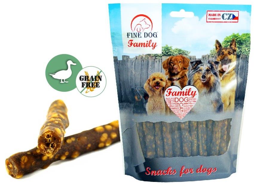 Fine Dog family funkční masová tyčka kachní 150 g