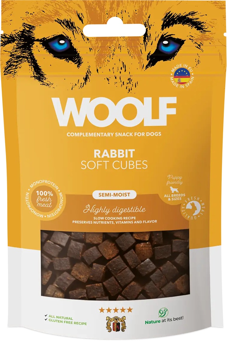 Woolf Soft Cubes - Rabbit/králík 100 g