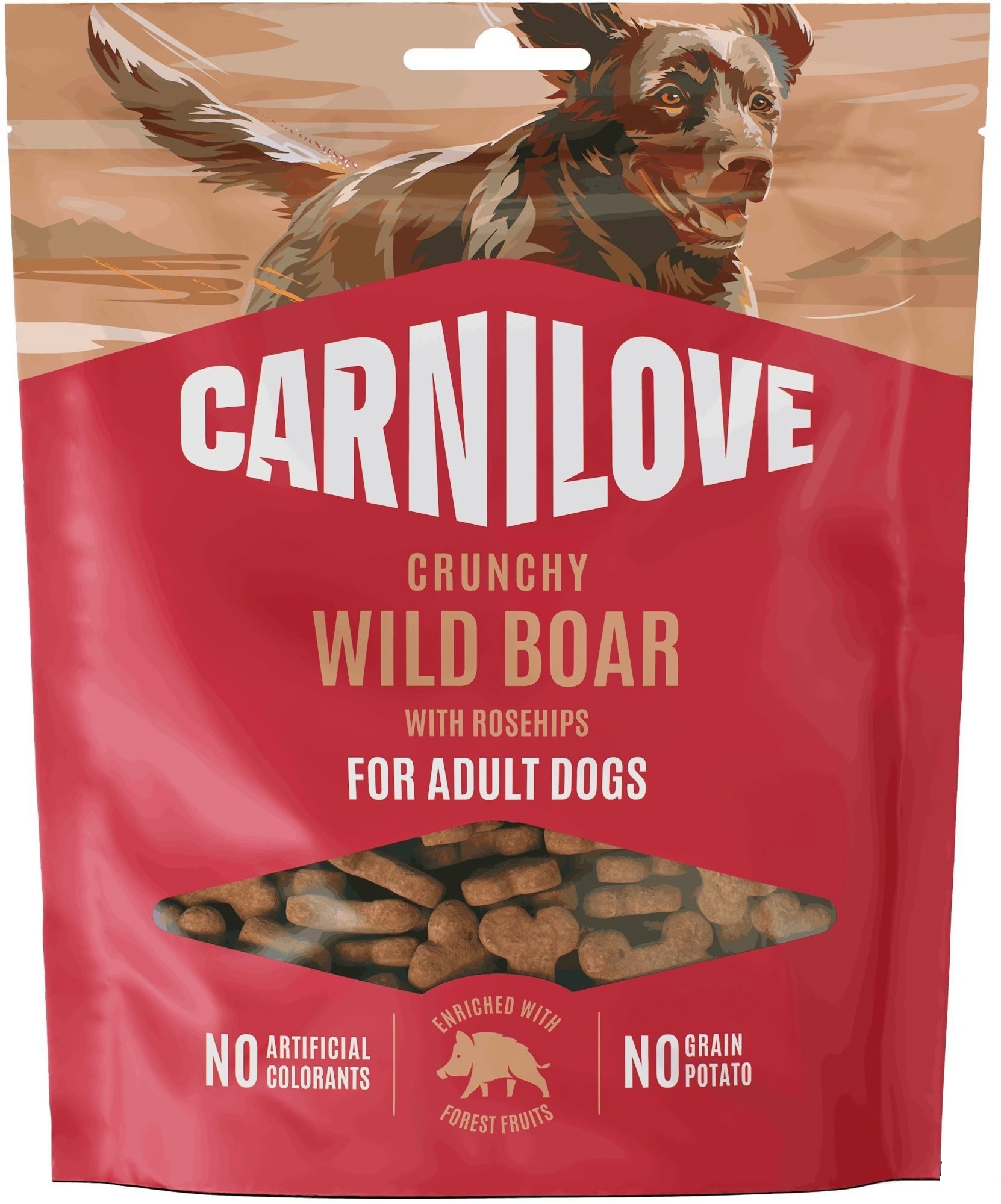 Carnilove Dog Crunchy Snack Wild Boar with Rosehips 200 g