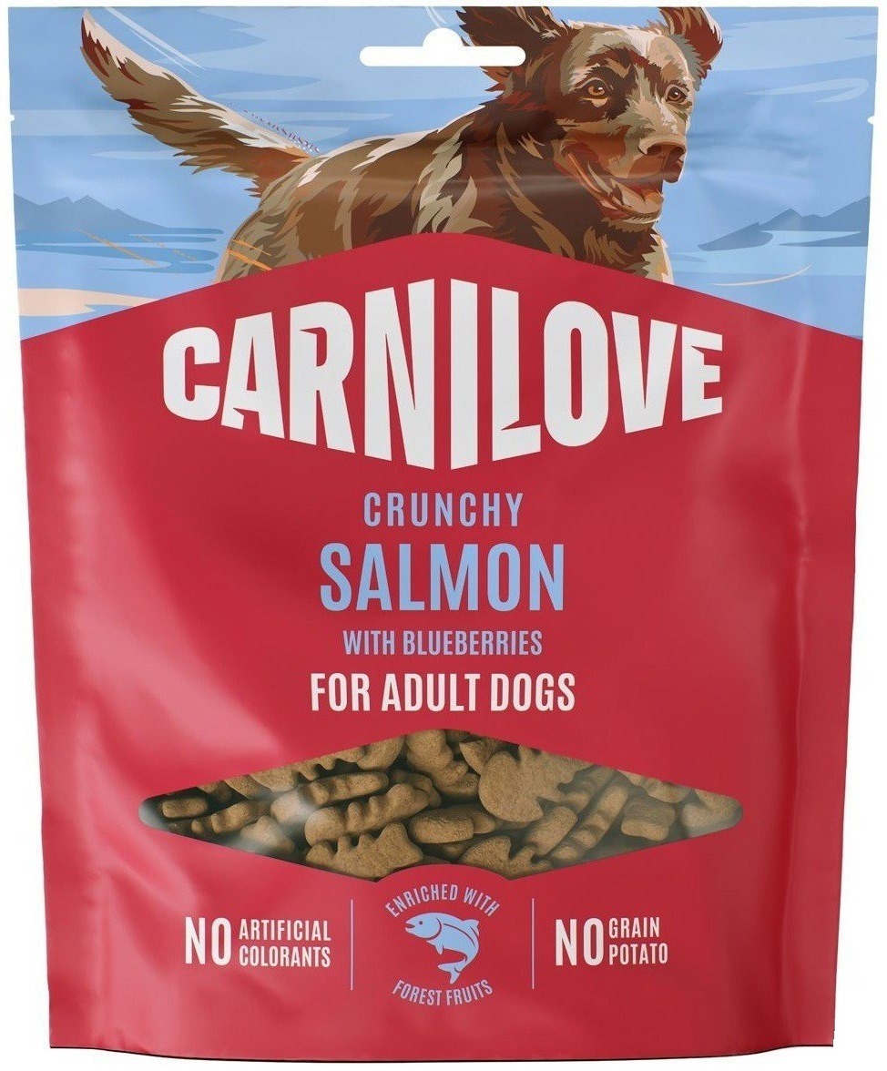 Carnilove Dog Crunchy Snack Salmon with Blueberries 200 g