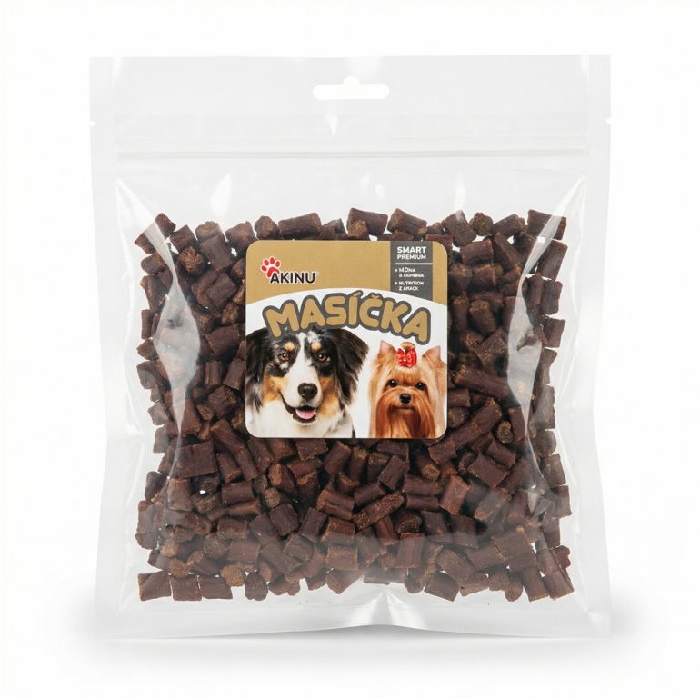 Akinu Masíčka Jehněčí kousky pamlsek pro psy 300 g
