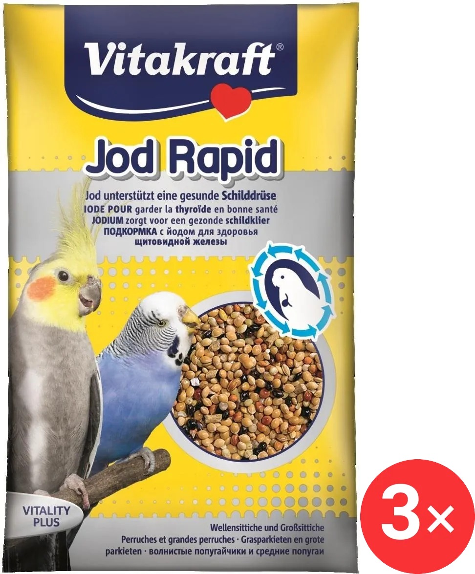 Vitakraft Perličky s jódem ptáci 3 × 20 g