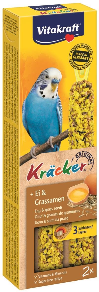 Vitakraft Kracker andulka vejce+trávní semena 2 ks