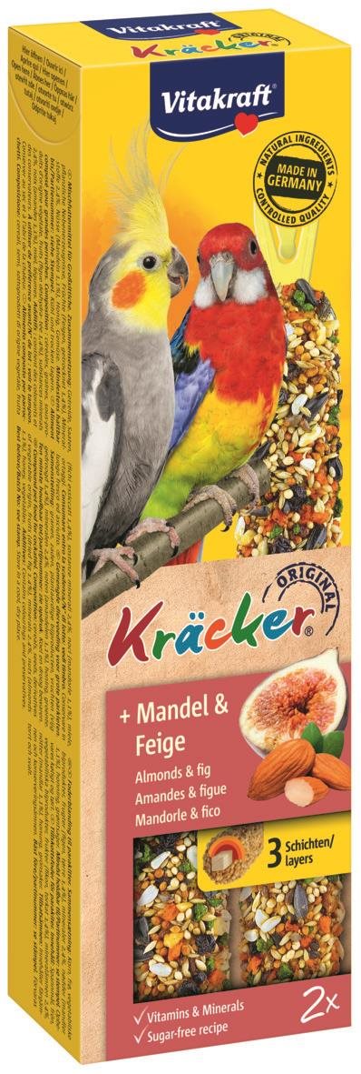 Vitakraft Kracker střední papoušek madle+fíky 2 ks