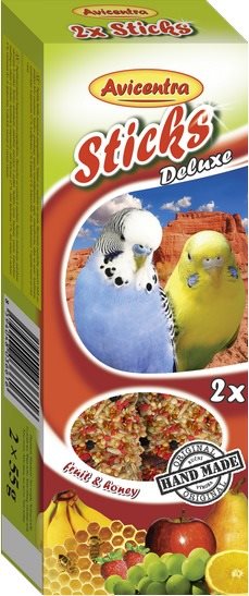Avicentra tyčinky andulka - ovoce+med 2ks