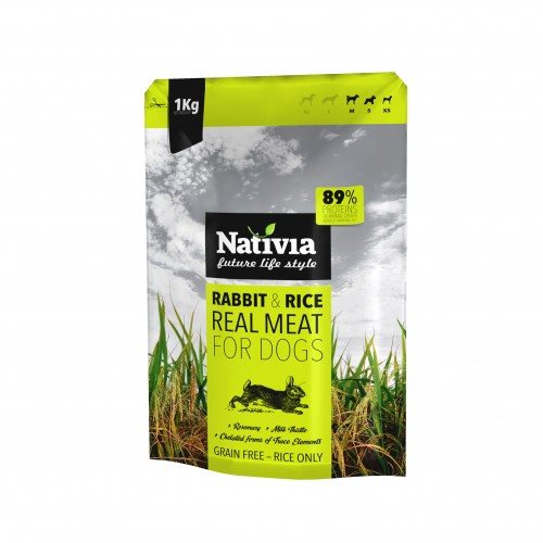 Nativia Real Meat - Rabbit & Rice 1 kg