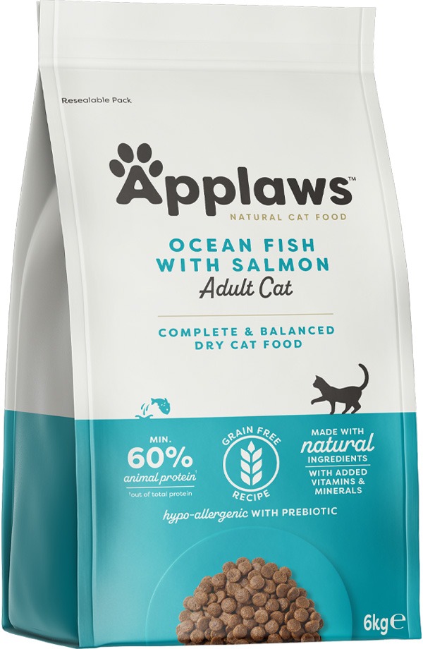 Applaws granule Cat Adult mořské ryby s lososem 6 kg
