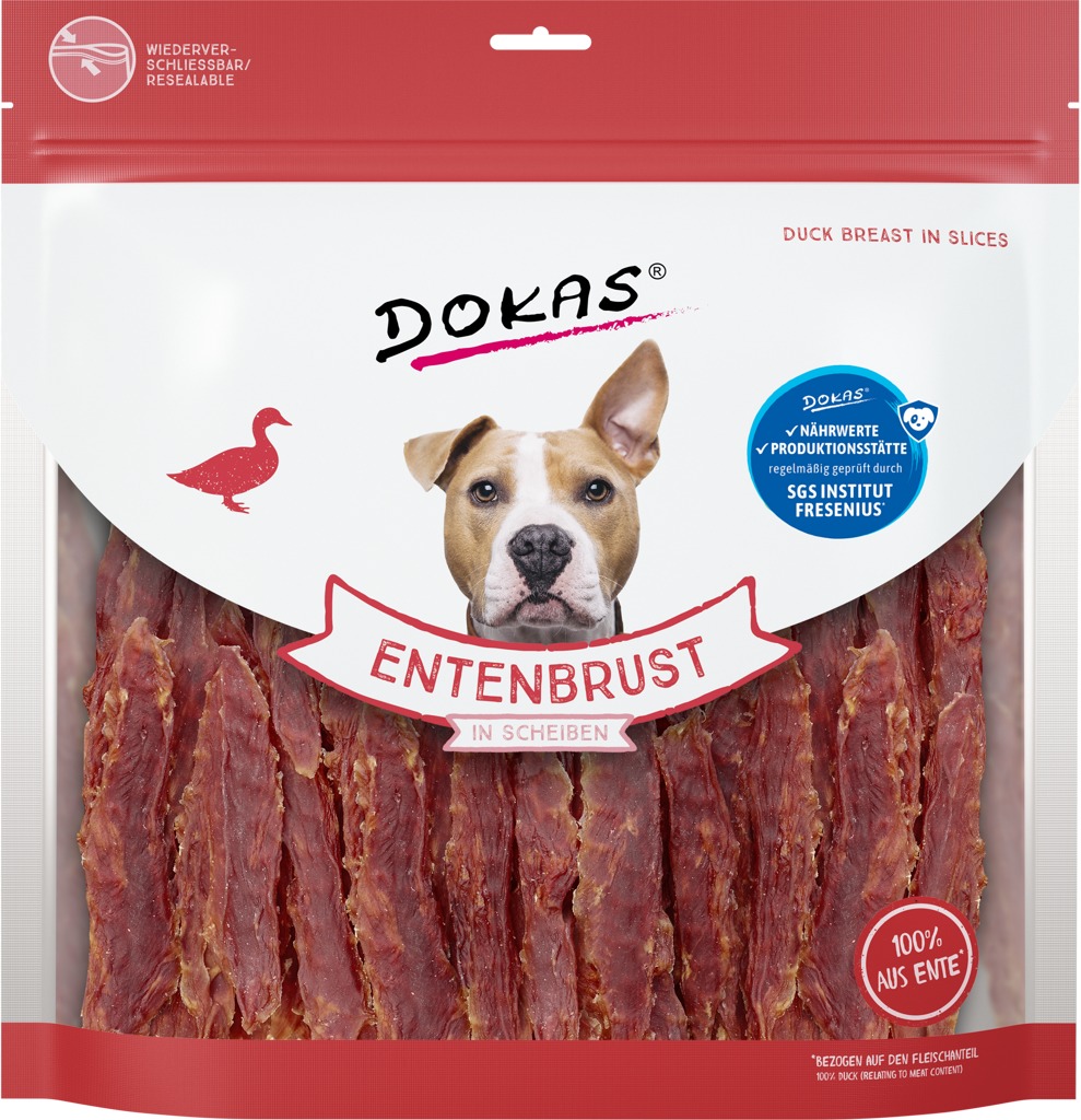Dokas - Kachní prsa proužky široké 900 g