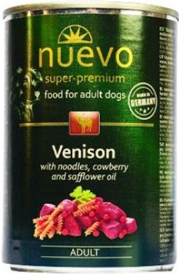 Nuevo pes adult zvěřinové menu konzerva 400 g