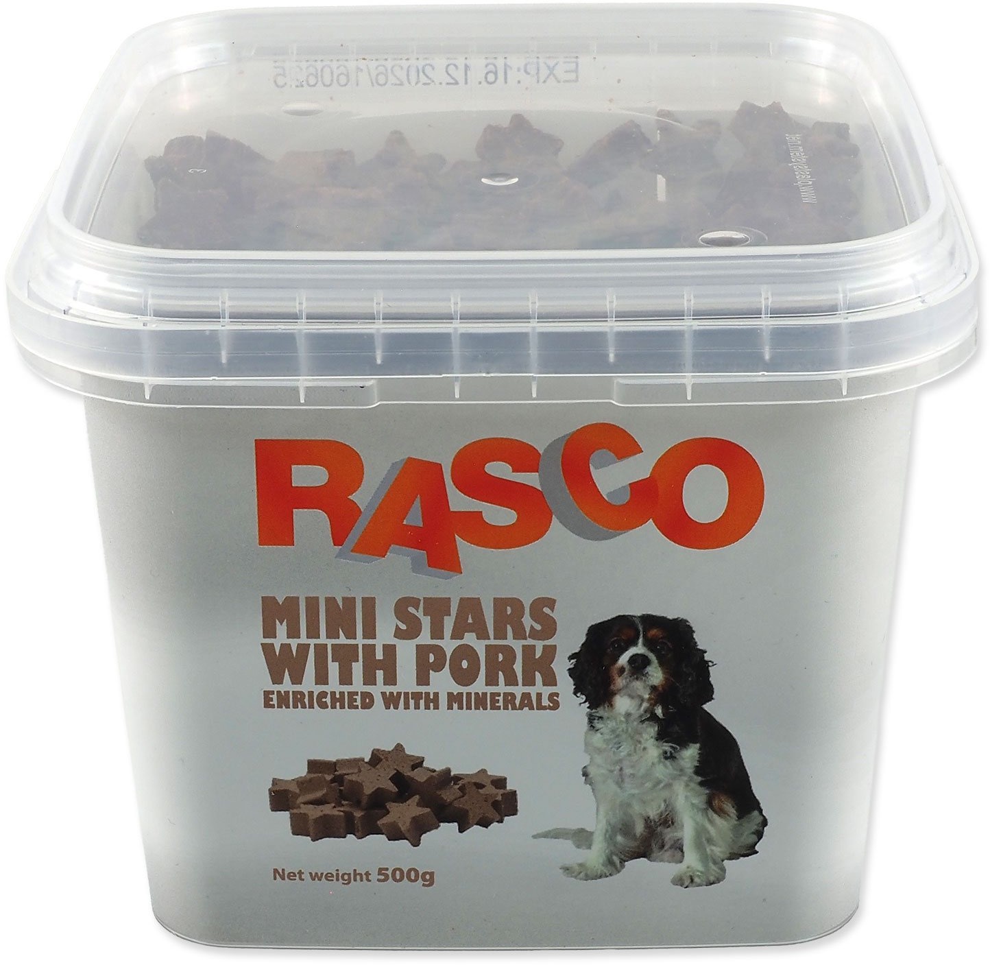 Rasco Pochoutka mini hvězdičky s vepřovým a minerály 0,7 cm 500 g