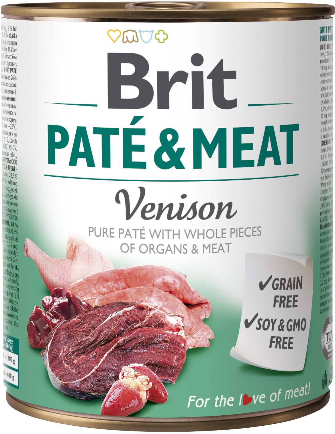 Brit Paté & Meat Zvěřina 800 g