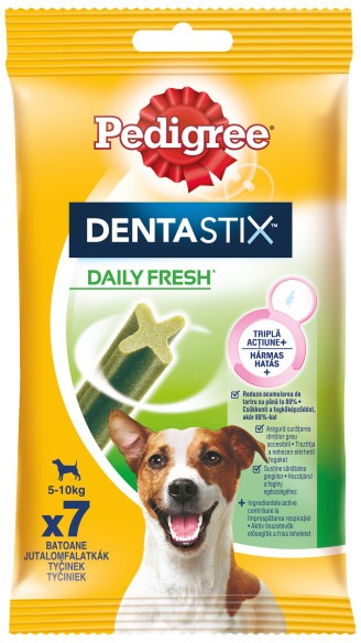 Pedigree Dentastix Daily Fresh dentální pamlsky pro psy malých plemen 7 ks