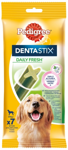 Pedigree Dentastix Daily Fresh dentální pamlsky pro psy velkých plemen 7 ks